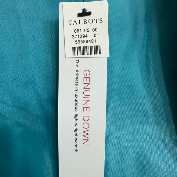 TALBOTS ❤️ puffer vest NWT size petite small - Picture 6 of 6